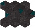 Мозаика /Керамогранит AN7A Boost Tarmac Mosaico Hex Jade