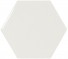 Керамическая плитка 21911 HEXAGON WHITE 12,4X10,7