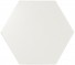 Керамическая плитка 21767 HEXAGON WHITE MATT 12,4X10,7