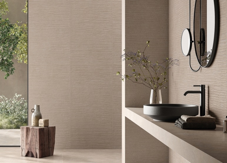 На фотографии пример использования плитки из коллекции Cement Vibes фабрики Piemme Ceramiche в дизайне интерьера.
