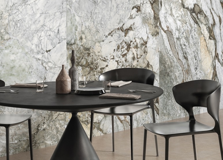 На фотографии пример использования плитки из коллекции Stone Revolution фабрики Piemme Ceramiche в дизайне интерьера.