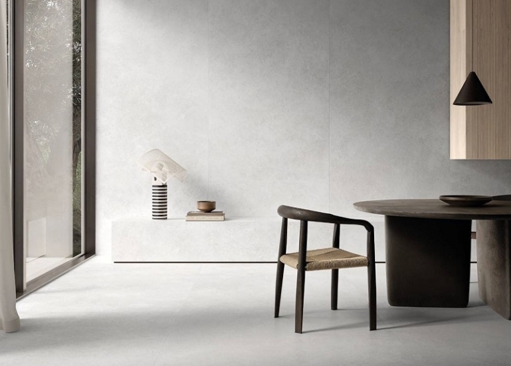 На фотографии пример использования плитки из коллекции Coquille фабрики Refin Ceramiche в дизайне интерьера.