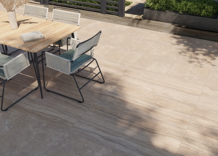 На фотографии пример использования плитки из коллекции Grove фабрики Jano Tiles в дизайне интерьера.