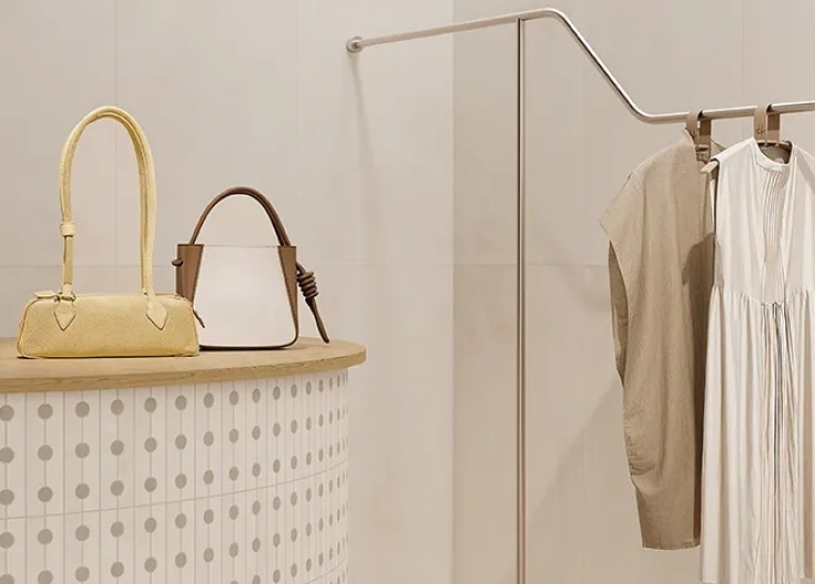 На фотографии пример использования плитки из коллекции COTTOMILANO фабрики Keope в дизайне интерьера.