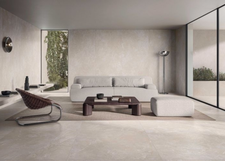 На фотографии пример использования плитки из коллекции Arcadia фабрики Impronta в дизайне интерьера.