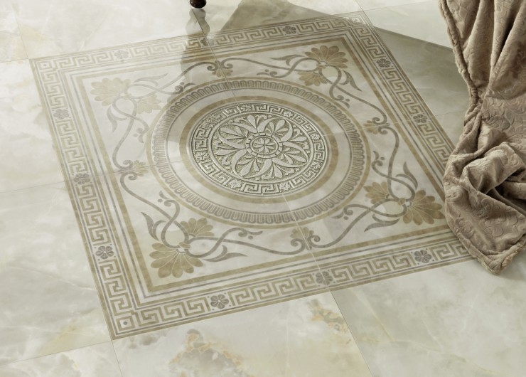 На фотографии пример использования плитки из коллекции Orsay фабрики Peronda Museum в дизайне интерьера.