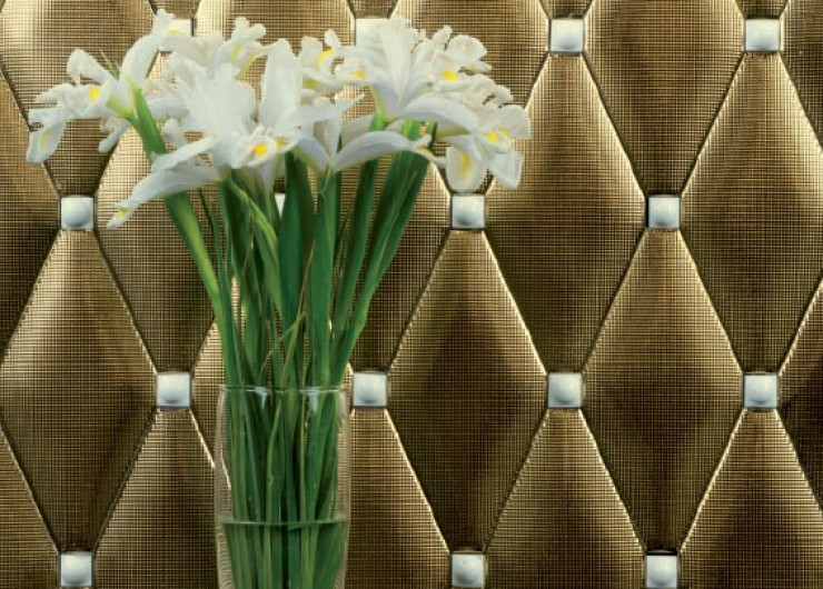 На фотографии пример использования плитки из коллекции Rombos фабрики ADEX в дизайне интерьера.